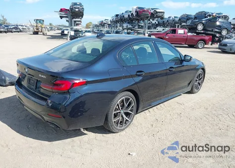 2021 BMW 540I xDrive из США, поврежденный, VIN WBA73BJ00MWW89084